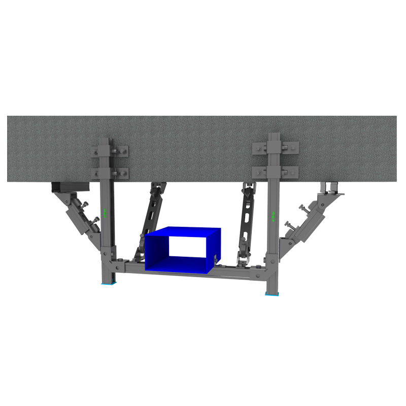 双向-梁侧风管抗震支吊架